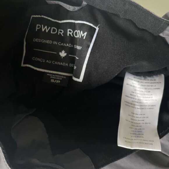 Powder Room grey flare snow pants low rise - Picture 6 of 10